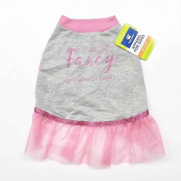 NEW Top Paw I'm So Fancy (You Already Know.) Dog Dress Outfit